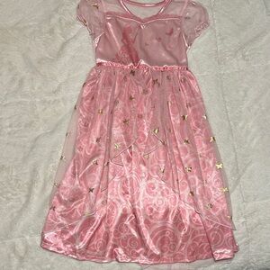 Wicked Glenda Nightgown Pink and Gold Butterfly